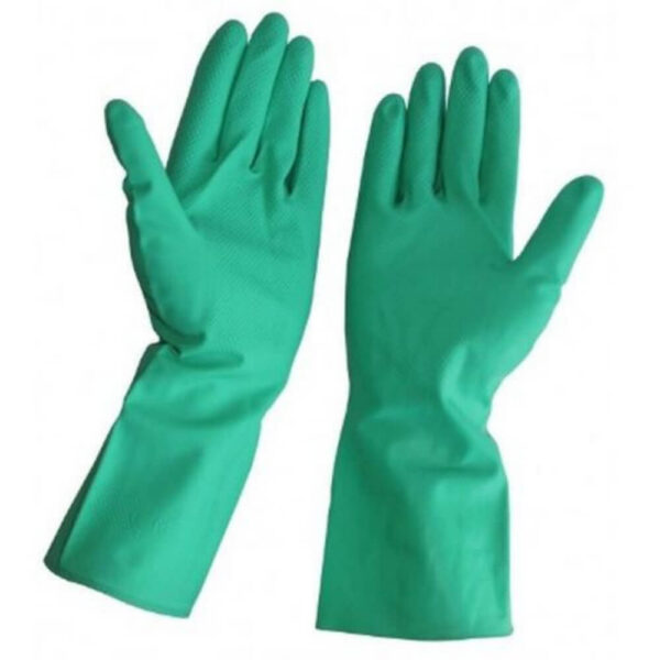 Guante de Nitrilo Verde Sol-Vex (13" y 18")
