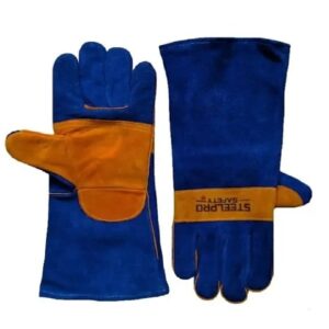 Guante Soldador Azul Steelpro15 pulgadas