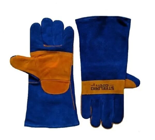 Guante Soldador Azul Steelpro15 pulgadas