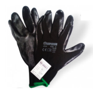 Guante Nylon con capa Nitrilo negro