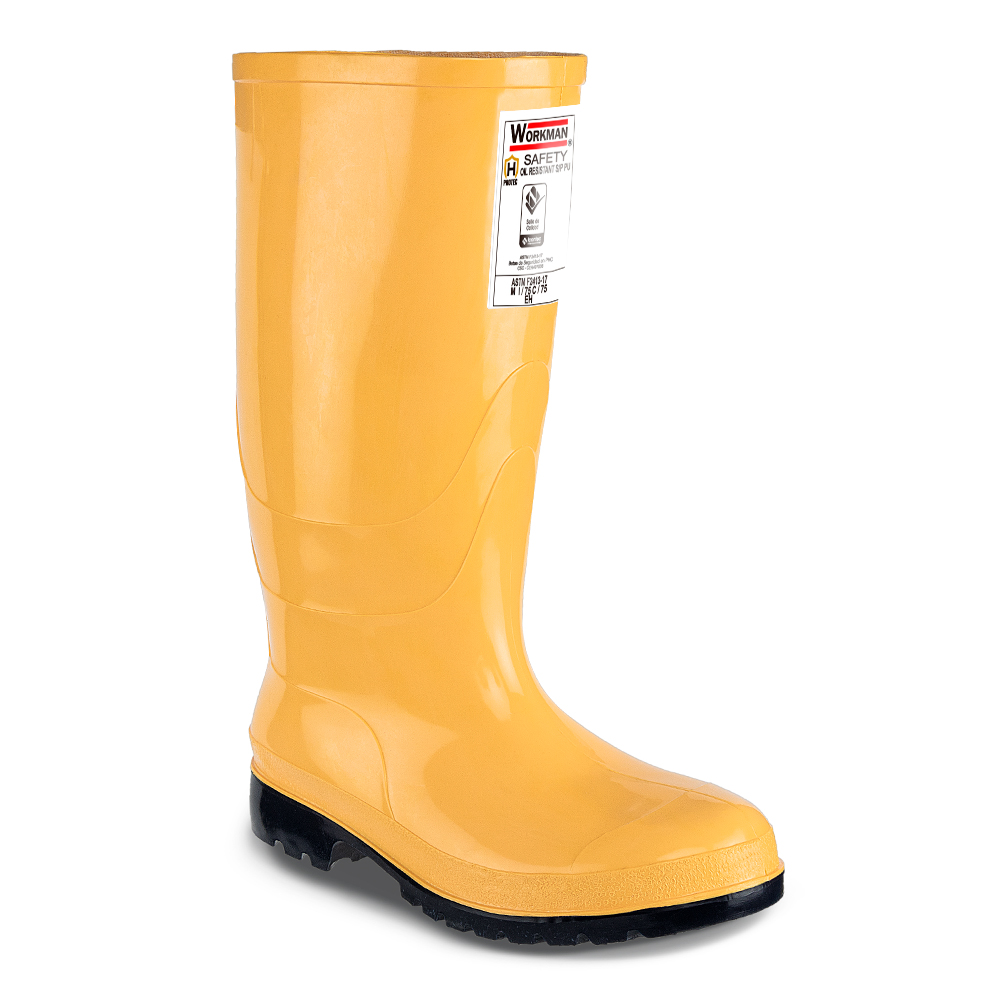 Botas amarillas top de caucho